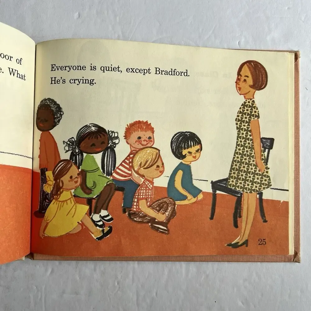 Going to School by Muriel Stanek 1968 Vintage Childrens Book Hardcover